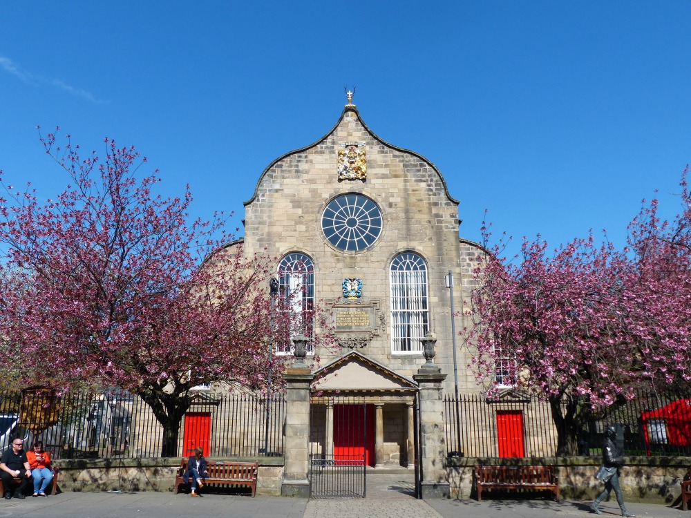 Canongate Kirk, a small Church of Scotland