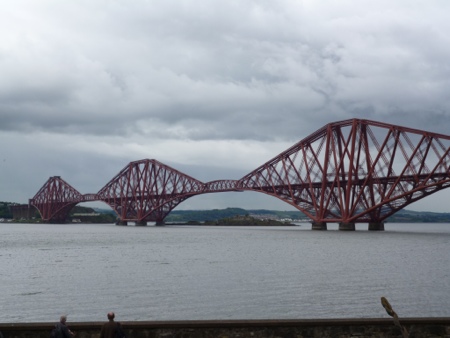 Forth Bridge at the end of the St Andrews Way Day 1