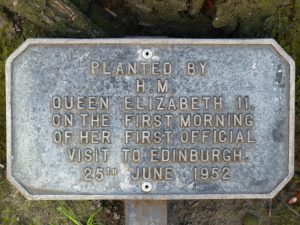 26 June 1953 plaque HRH Queen Elizabeth Canongate Kirk