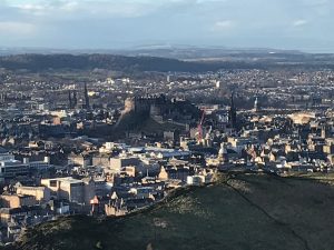 Edinburgh Castle from Arthur's Seat