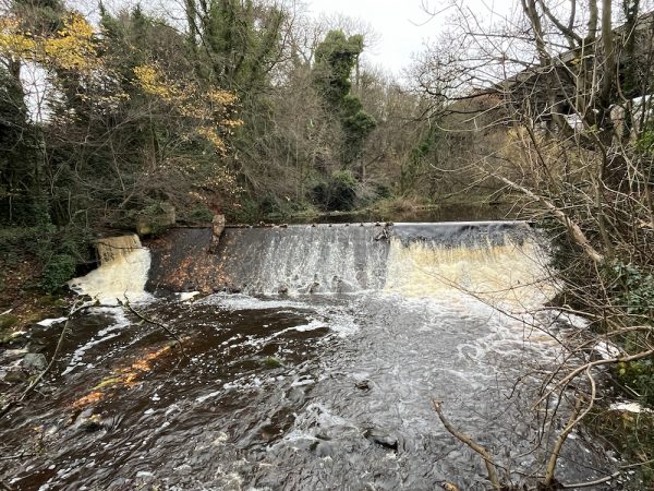 The Water of leith Walkway a weir